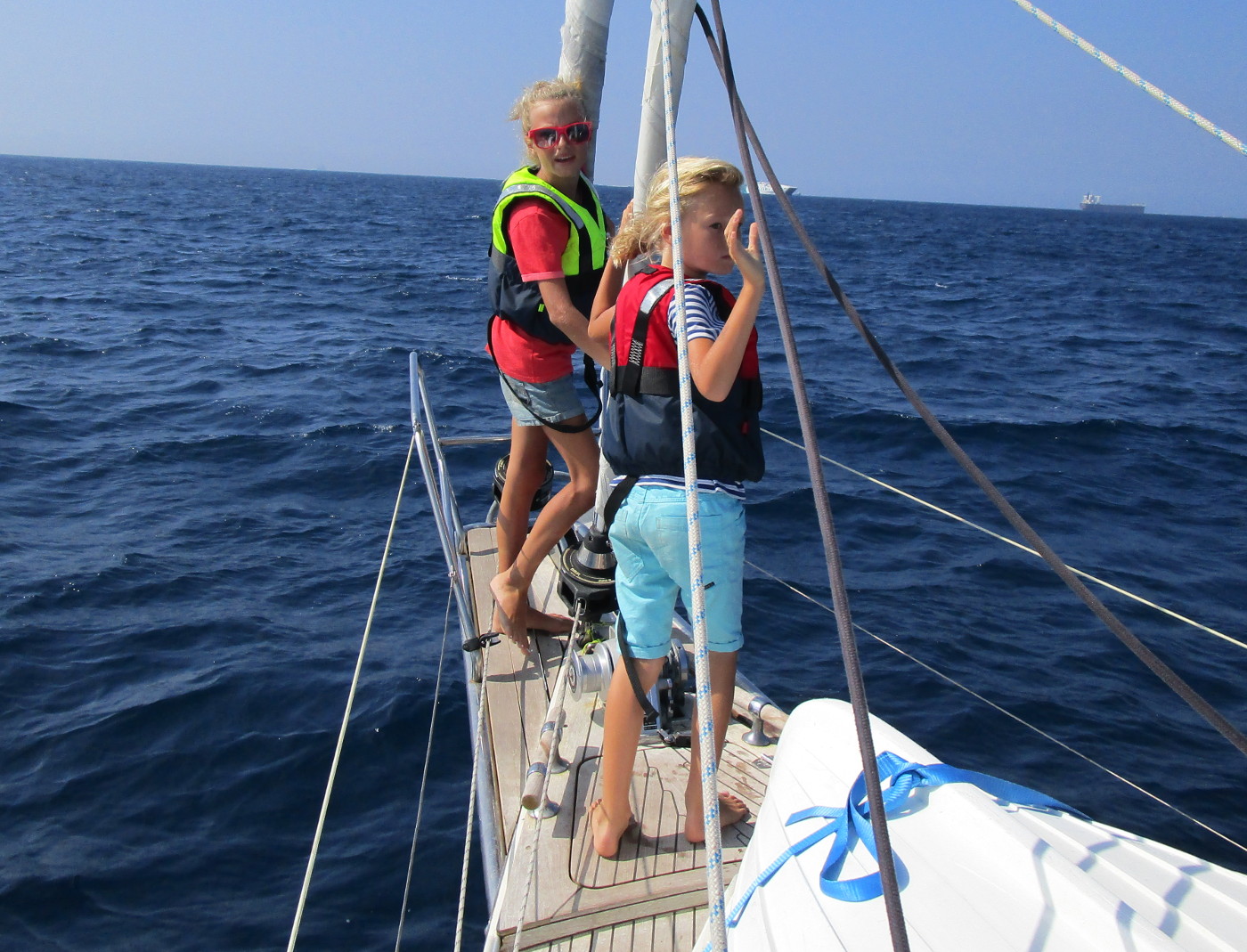 Mathilda och Troels på väg mot Afrika