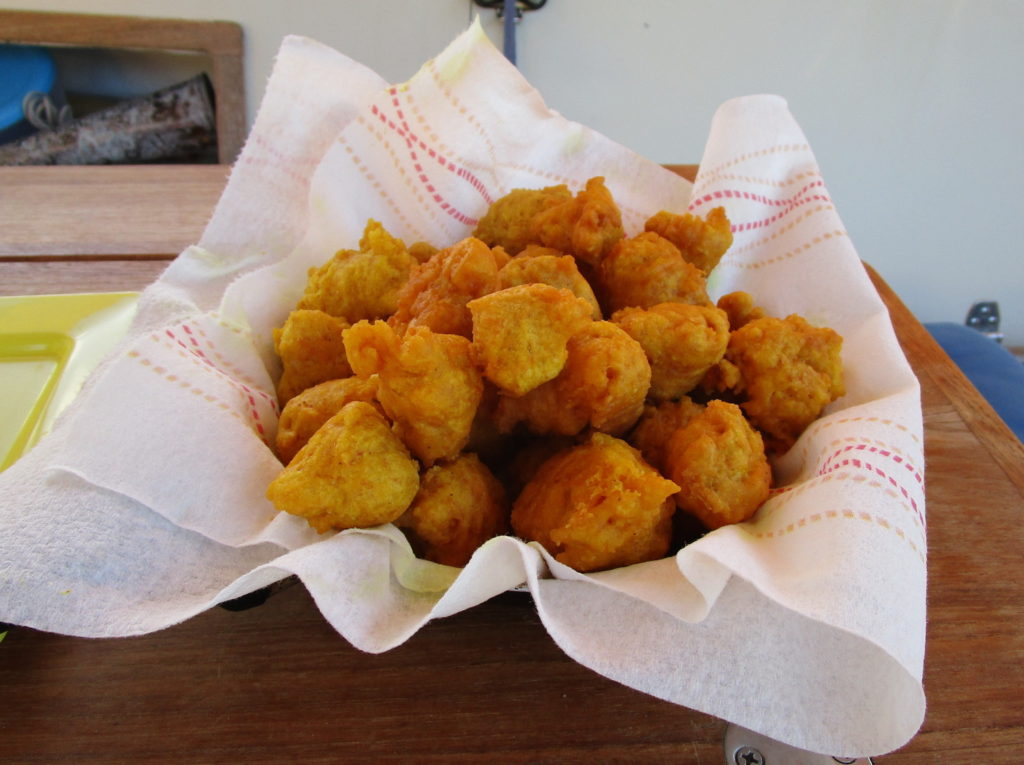 Pholourie, traditionell Tobago snacks